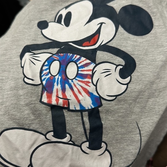 Disney Mickey Mouse grey tshirt size 5 dd - Picture 2 of 3